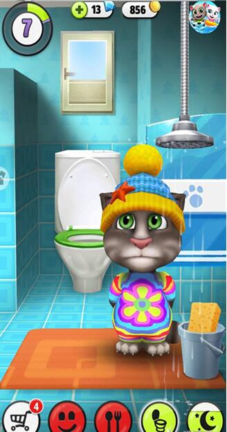 我的汤姆猫如何洗澡(1)