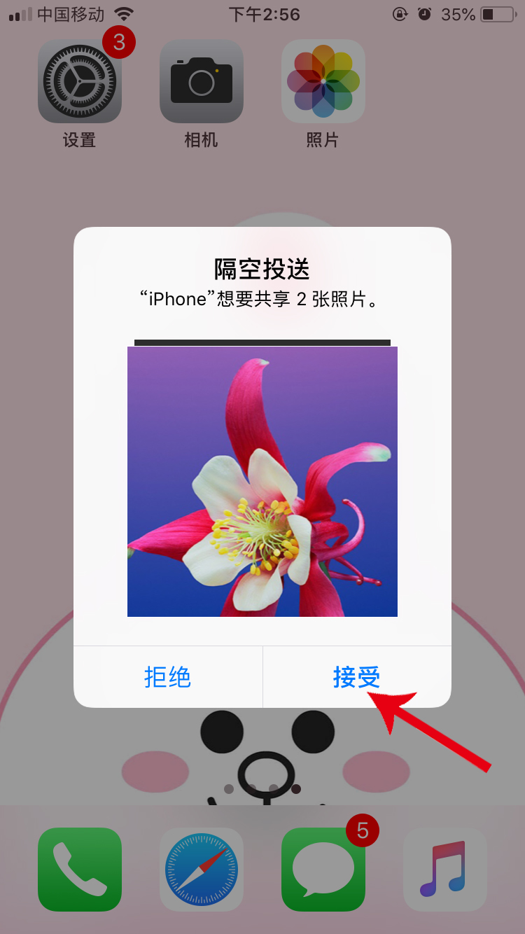 苹果手机怎样传照片给另一台苹果(11)