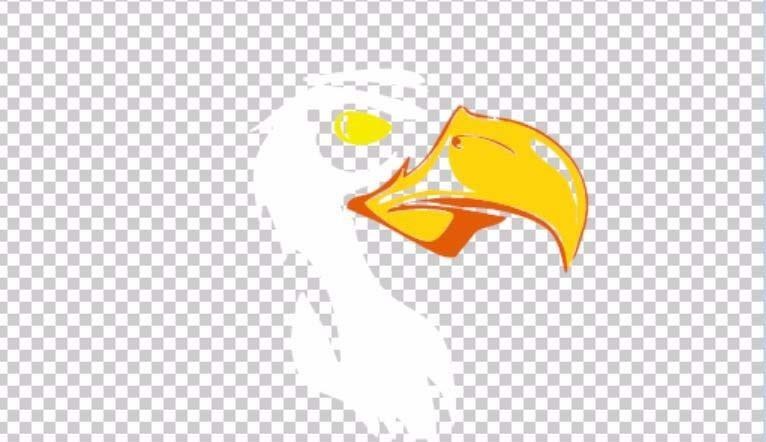 ps中怎么绘制一个老鹰头像图标(5)