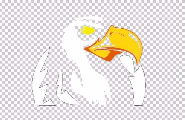 ps中怎么绘制一个老鹰头像图标(8)