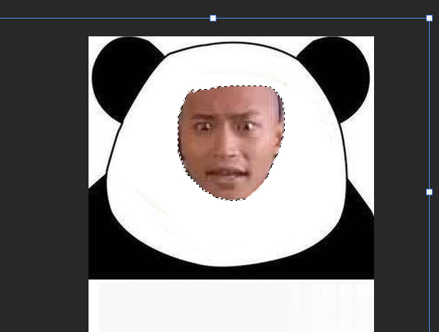 ps如何制作熊猫头表情包(4)
