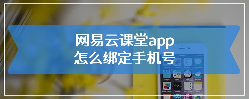 网易云课堂app怎么绑定手机号