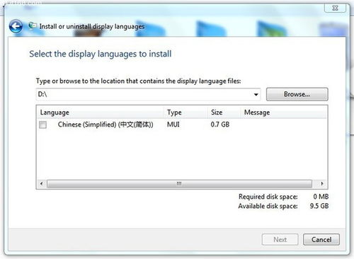 如何安装windows7 64中文语言包(3)