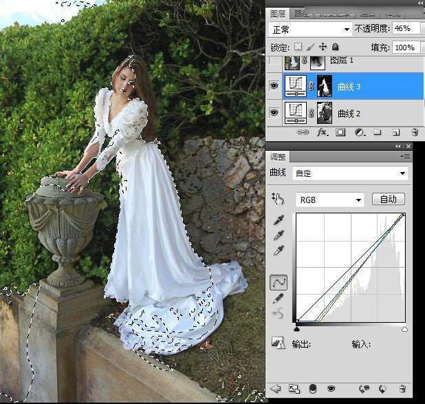 使用photoshop调出新娘照片唯美的柔色效果教程(3)