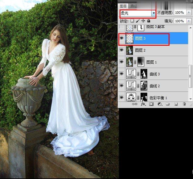 如何使用Photoshop调出新娘照片唯美的柔色效果(5)