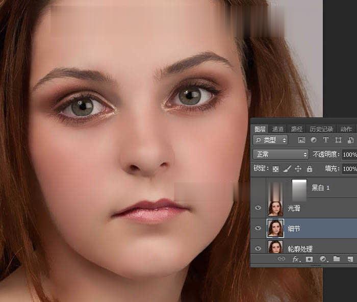 使用photoshop快速去除人物脸部的斑点和瑕疵教程(22)