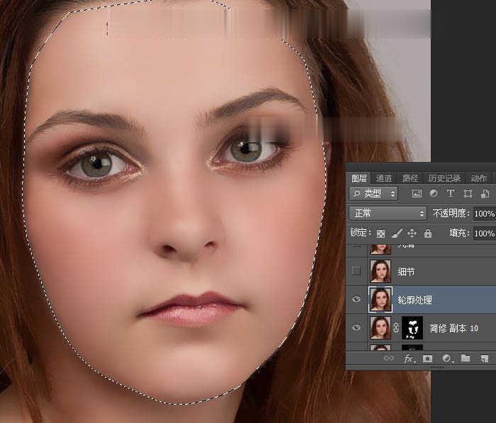 使用photoshop快速去除人物脸部的斑点和瑕疵教程(19)