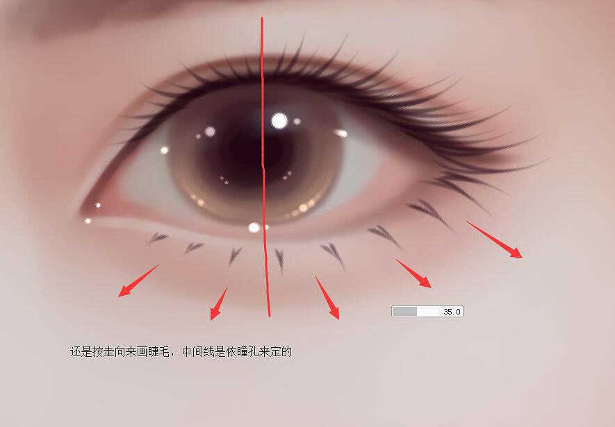 ps怎么将照片中的眼睛转换成逼真的手绘眼睛(12)