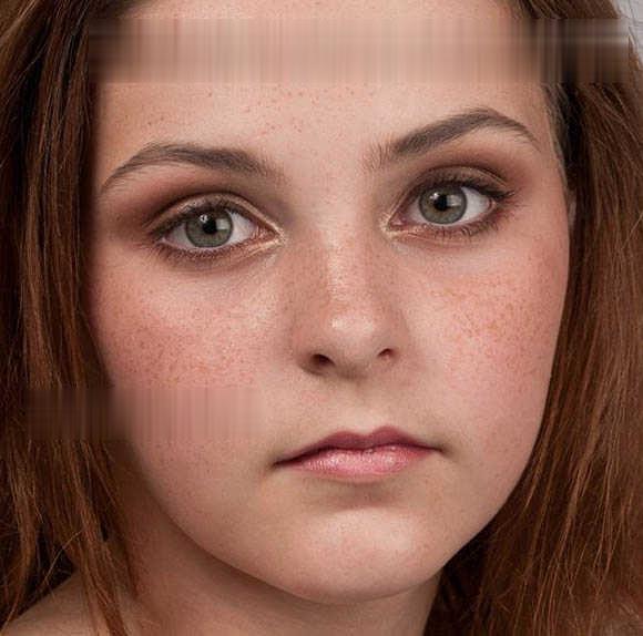 使用photoshop快速去除人物脸部的斑点和瑕疵教程(5)