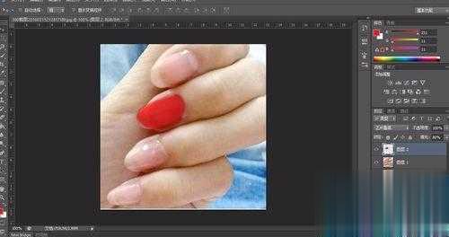 photoshop怎么给手指做美甲效果(5)