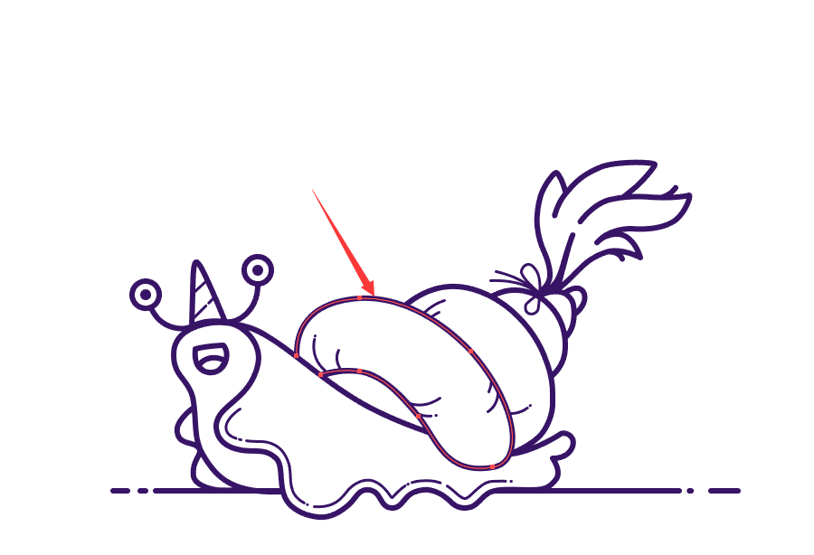 ps如何画蜗牛(8)