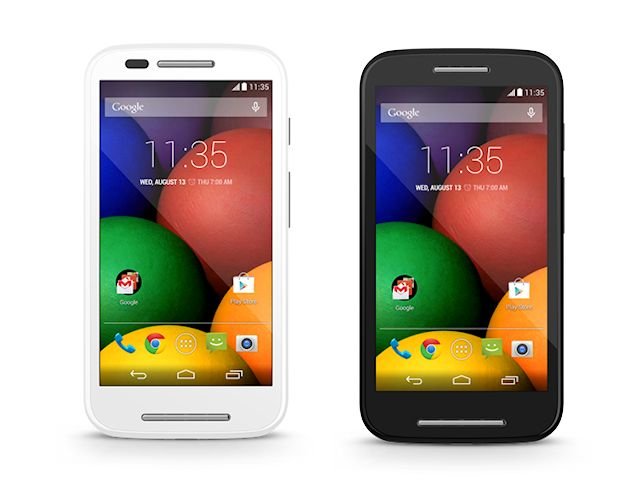 US$129  定价未如预期的大众化 Motorola Moto E 入门智能手机