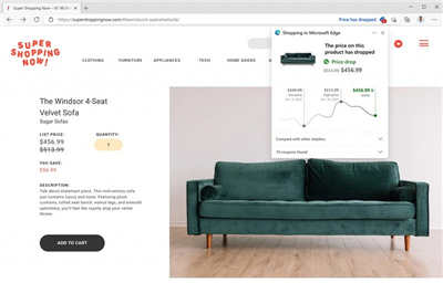 Microsoft Edge 91 版加入购物回馈与比价功能，还改进了浏览器效能(1)