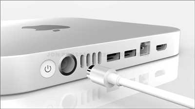Mac mini M1X 外观渲染首度曝光！传将採用磁吸式充电、更薄的机身(3)