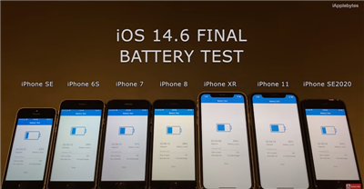 iOS 14.6 似乎又有灾情，多款 iPhone 型号实测电池续航力明显变差(1)