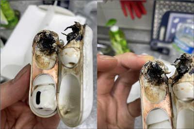 韩国发生 AirPods Pro 充电时爆炸事件，整组耳机烧到溃烂焦黑(2)