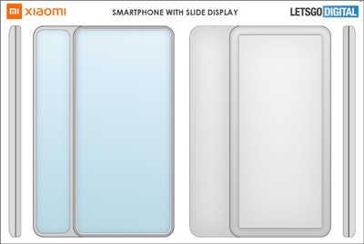 小米双向侧滑盖手机专利曝光：採左右滑盖，主萤幕下方还有副萤幕和前置相机(1)