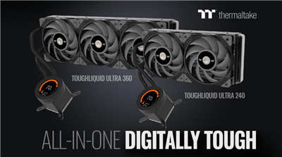 Thermaltake推出ToughLiquid Ultra CPU散热器和ToughFan Turbo风扇