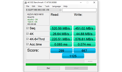 最超值的固态硬碟选择！KLEVV NEO N610 1TB SSD开箱评测(9)