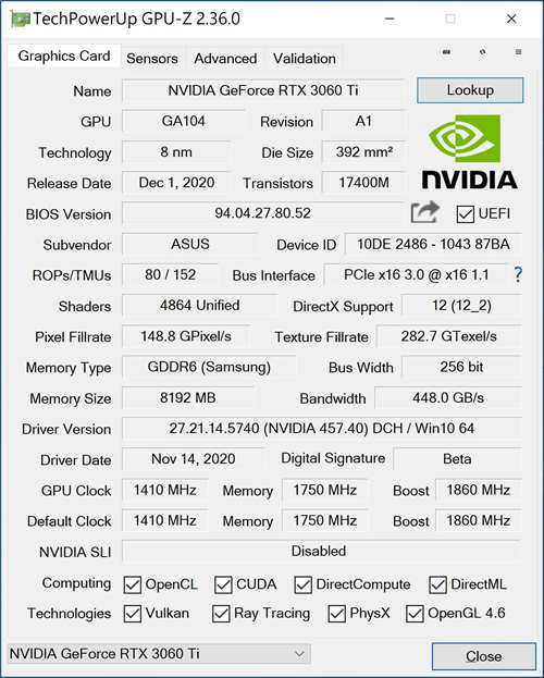 ROG STRIX GeForce RTX 3060 Ti O8G GAMING显示卡开箱测试报告(24)