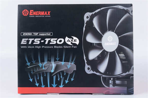 Enermax ETS-T50A-FSS AXE电竞光斧塔扇/支援230W+TDP、黑化外观设计，空冷解热好