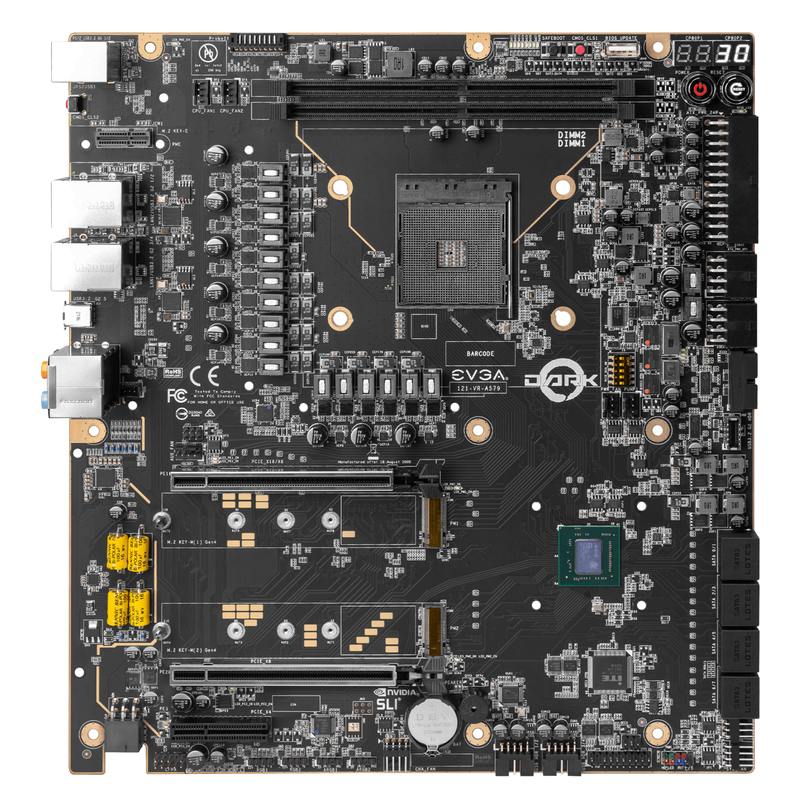 EVGA X570 DARK细节照片，迄今为止最强大的AMD Ryzen AM4超频主机板之一(1)