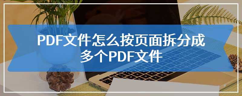 PDF文件怎么按页面拆分成多个PDF文件