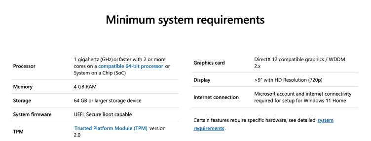 Windows11将免费升级，但系统要求正在上升(3)