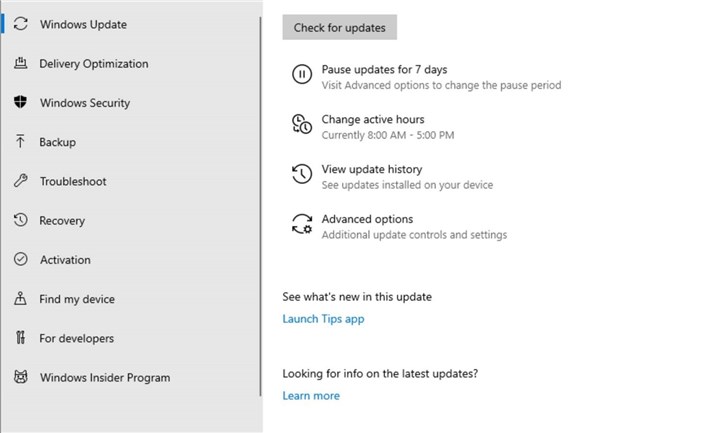 微软允许使用Windows10家庭版许可证的用户暂停更新最多35天(2)