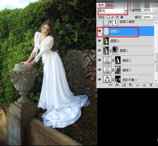 使用photoshop调出新娘照片唯美的柔色效果教程(5)