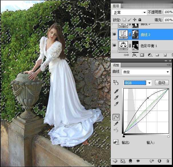 使用photoshop调出新娘照片唯美的柔色效果教程(2)