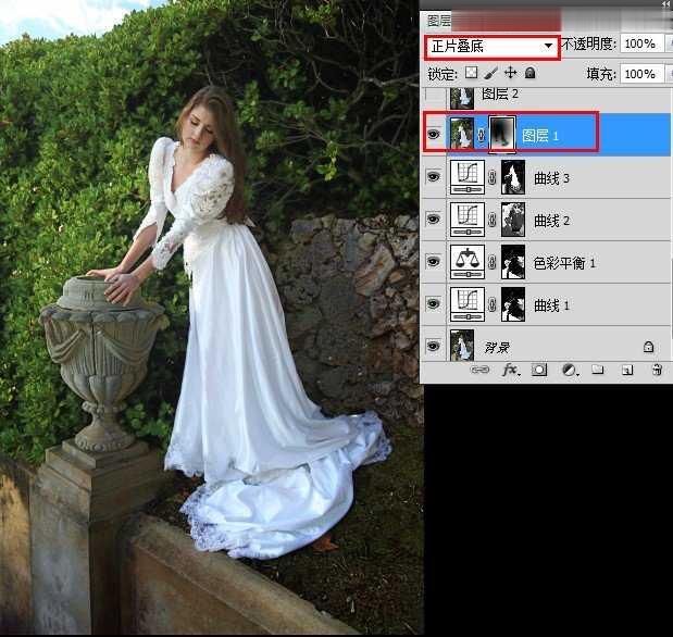 使用photoshop调出新娘照片唯美的柔色效果教程(4)