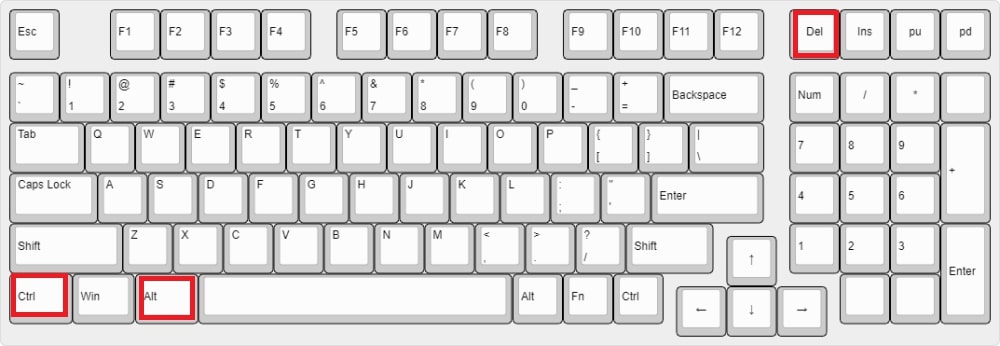 键盘重启电脑按哪个键