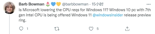 微软回应向不受支持的 Win10 设备推送 Win11 升级：是Bug，要求没变(2)