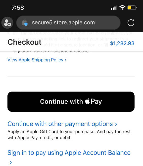 苹果 iOS 16 放开限制，允许在 Chrome、Edge 和 Firefox 浏览器中使用 Apple Pay 支付(1)