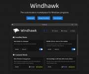 Windows 模块化修改工具 Windhawk 1.0 Beta 发布