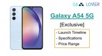 三星 Galaxy A54 5G 曝光：6.4 英寸 120Hz 屏幕 + Exynos 1380 芯片 + 5000