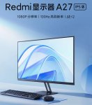 小米推出 Redmi 显示器 A27 IPS 版：1080p 100Hz，首发 599 元
