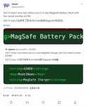 第二代 MagSafe 外接电池要来，iOS 17 代码发现两款配件