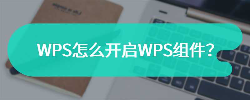 WPS怎么开启WPS组件？