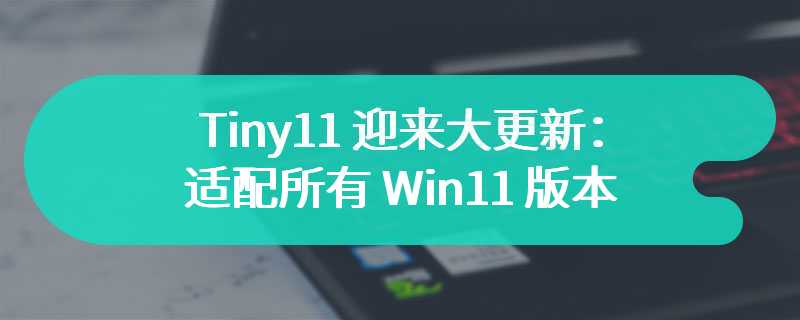 Tiny11 迎来大更新：适配所有 Win11 版本，打造更精简系统
