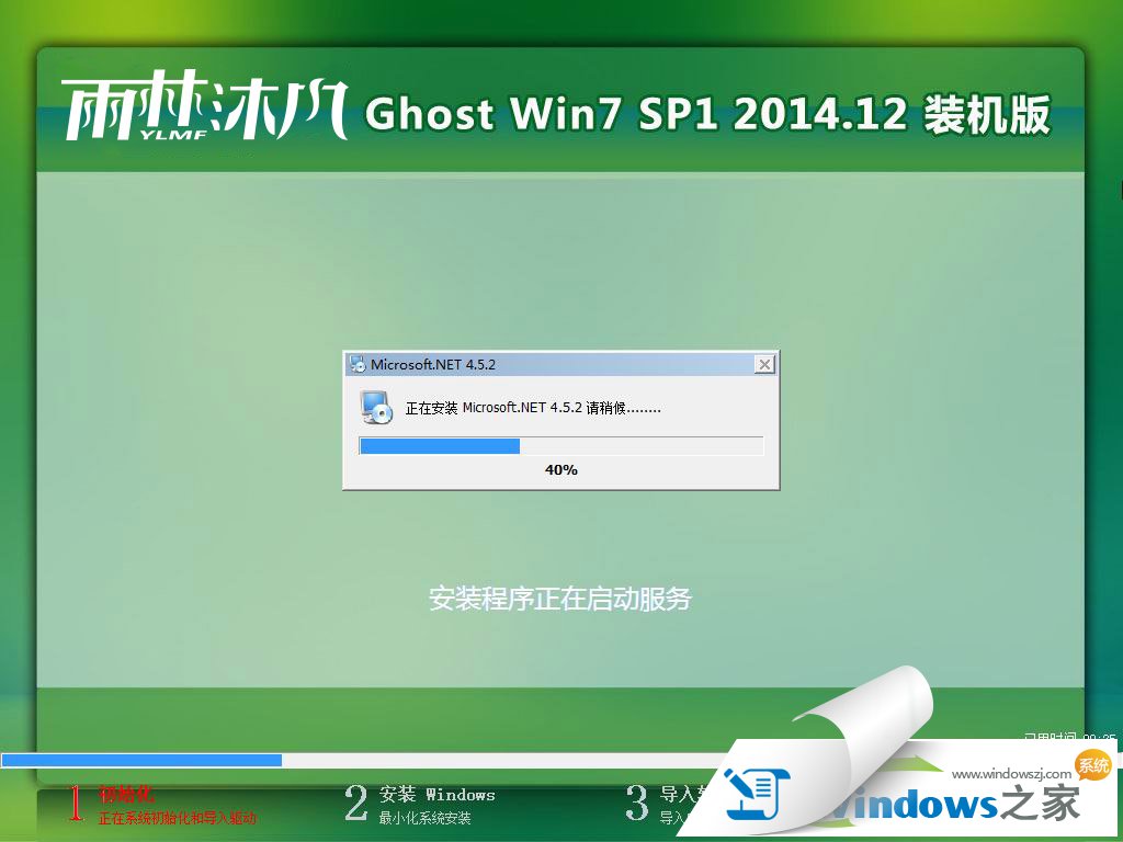 雨林木风Ghost win7 32位旗舰版系统推荐下载(1)