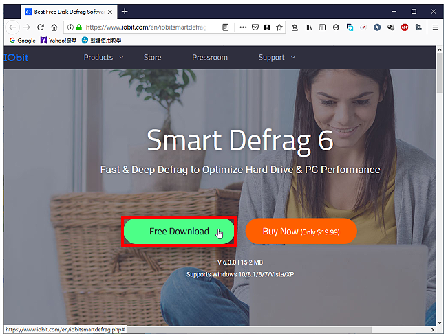 免费硬碟重组软体Smart Defrag
